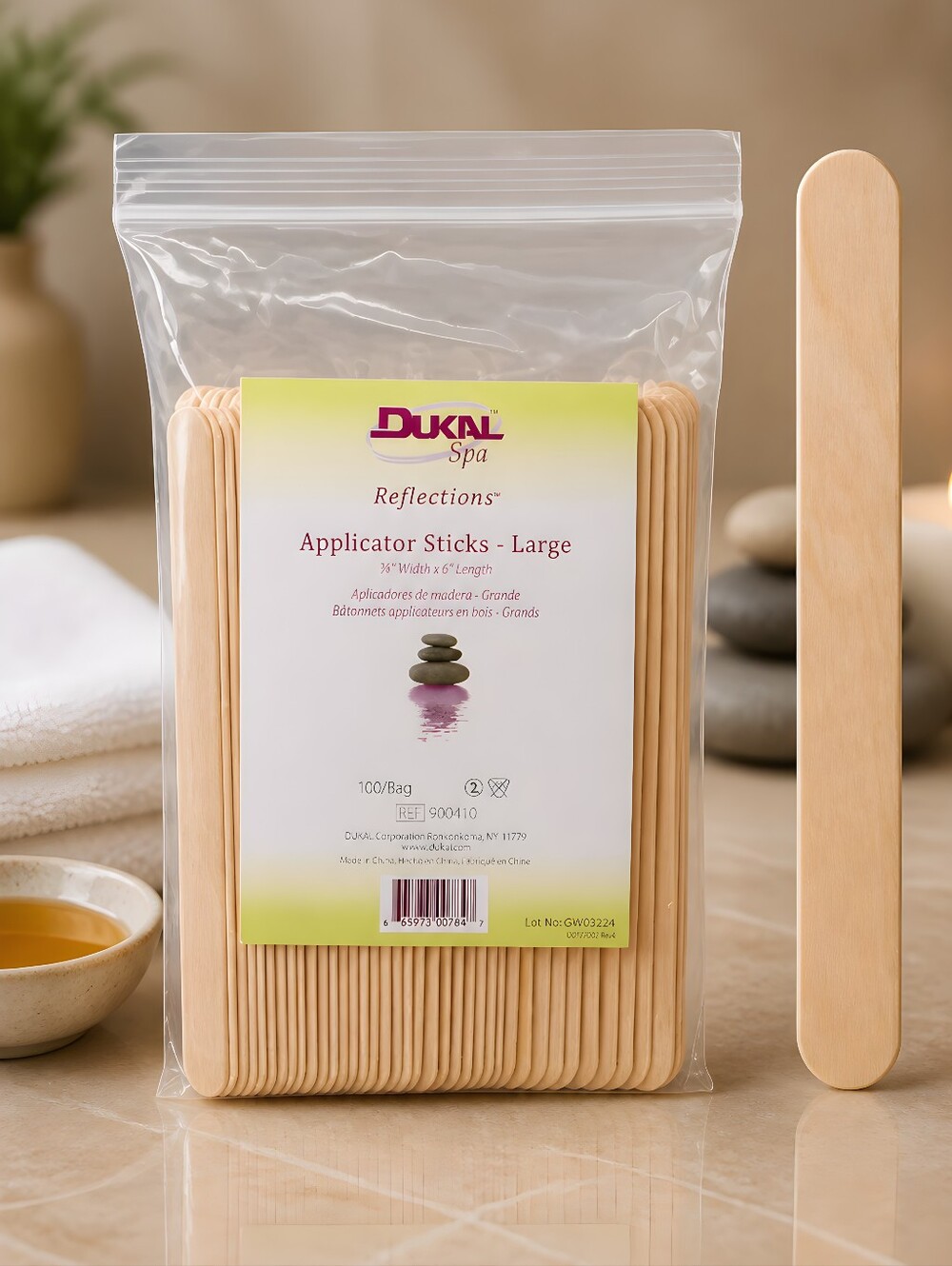 (#21) Dukal Spa Reflections Large Applicator Sticks